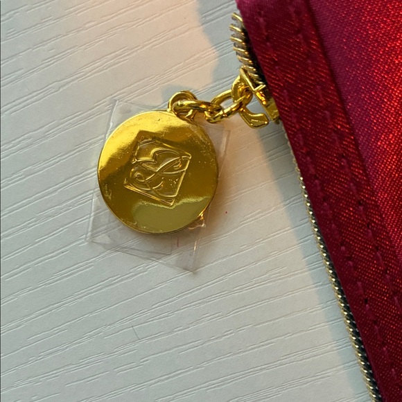 Estée Lauder Pink Gold Tone Cosmetic Makeup Travel Bag - Picture 5 of 10